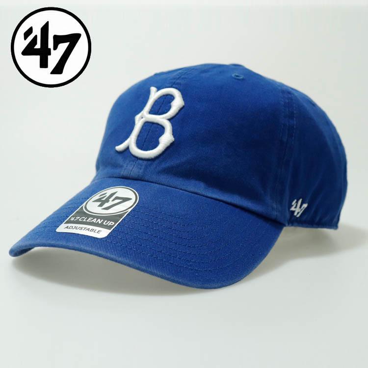 47 フォーティーセブン Dodgers Cooperstown’47　CLEAN UP Royal キャップ cap メンズ 野球 メジャー ドジャース スポーツ ローキャップ｜upper-gate