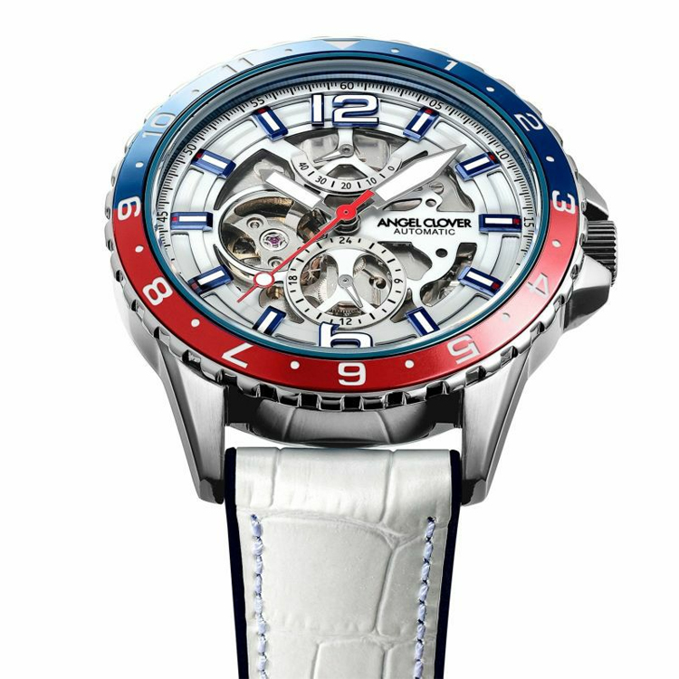 未使用級✨ 稼動品 自動巻き Angel Clover オートマティック レッド Angel Clover エンジェルクローバー TIMECRAFT DIVER AUTOMATIC 腕時計