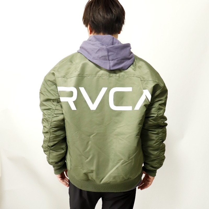 RVCA ルーカ MA-1 ジャケット リバーシブル バックロゴ カジュアル ミリタリー ストリート...