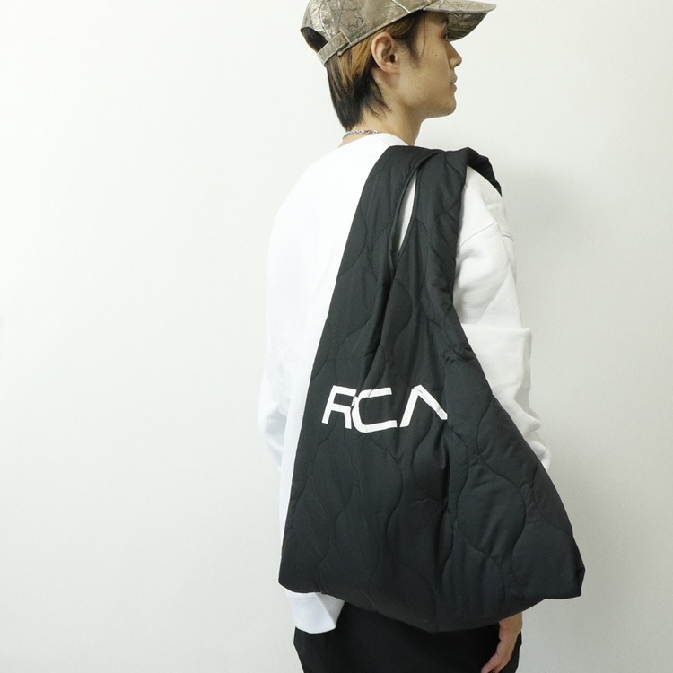 RVCA ルーカ メンズ QUILTING SHOPPER バッグ ショルダーバッグ