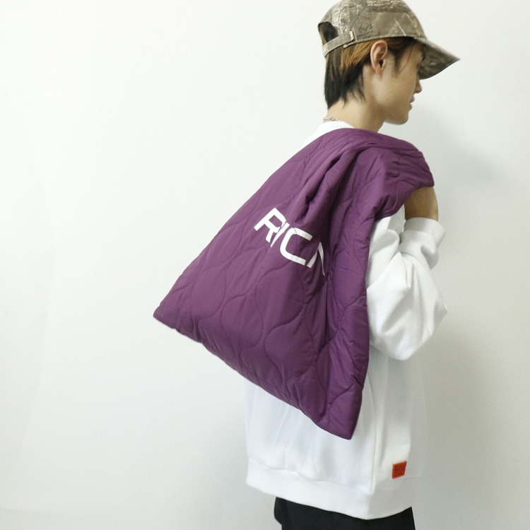 RVCA ルーカ メンズ QUILTING SHOPPER バッグ ショルダーバッグ