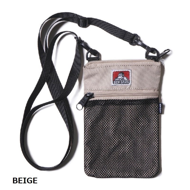 BEN DAVIS ベンデイビス メッシュミニバック かばん サコッシュ コンパクト 小型 ユニセックス 旅行 買い物 ショッピング おしゃれ | BEN DAVIS ORIGINALS | 01