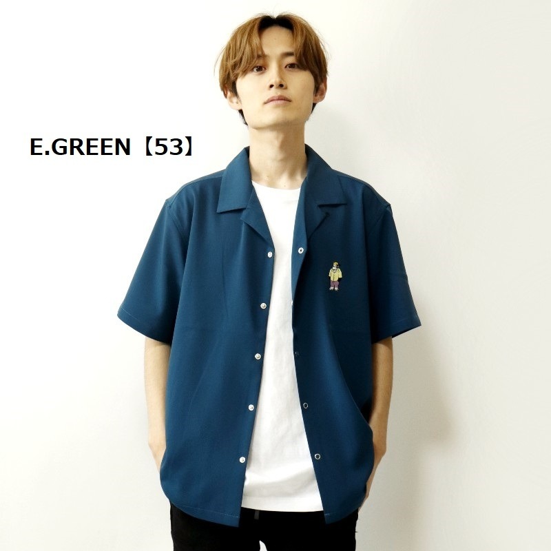 BEN DAVIS ベンデイビス GORILLA EMB S/S SHIRT 半袖シャツ オープン