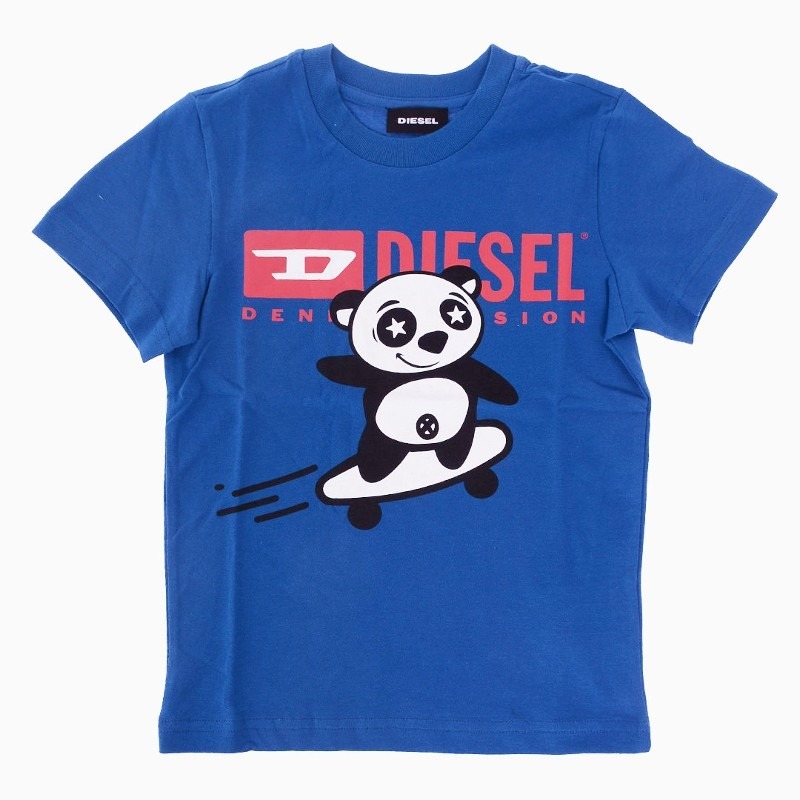 SALE セール DIESEL ディーゼル キッズ ジュニア プリントTシャツ パンダ 半袖 ブランド 子供服 おしゃれ 子ども