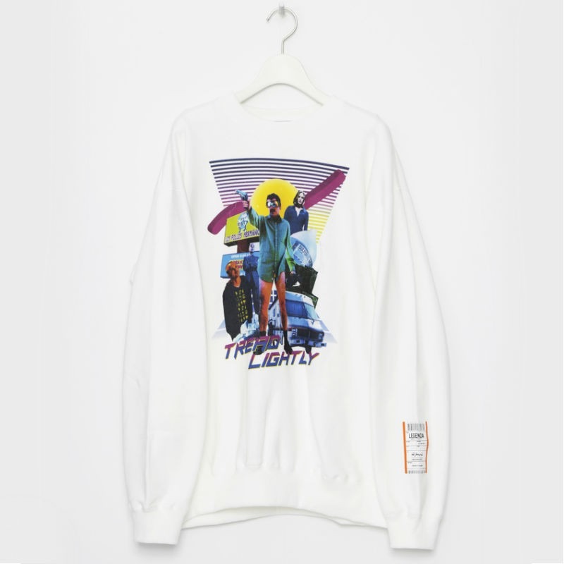 レジェンダ LEGENDA TREAD LIGHTLY ルーズシルエットスウェットトレーナー オーバーサイズ シルエット ストリート カジュアル |  | 02