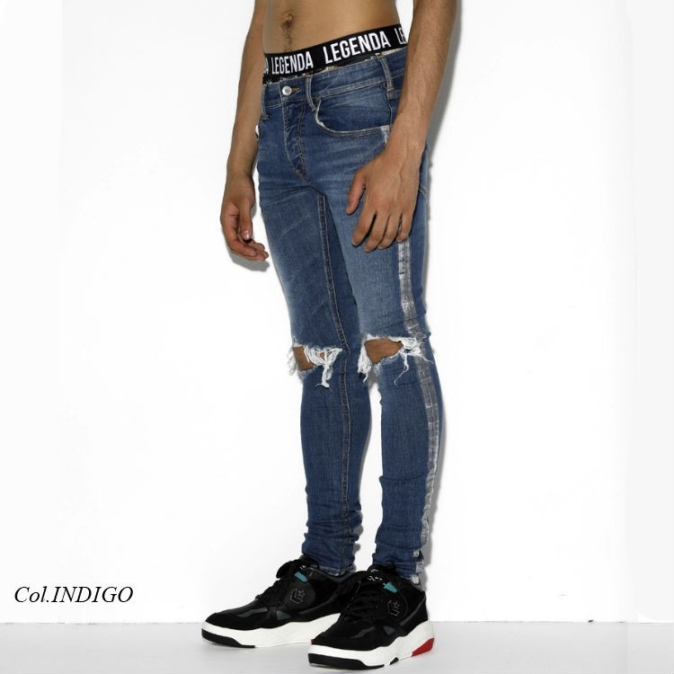 レジェンダ LEGENDA Aurora line Super Skinny パンツ スーパースキニーデニム スキニーパンツ ジーンズ[LEP173] |  | 01