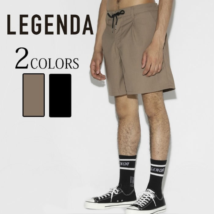 [SALE 50%OFF]LEGENDA レジェンダ Plane TR ワイドショートパンツ メンズ ルーズ カジュアル |  | 01