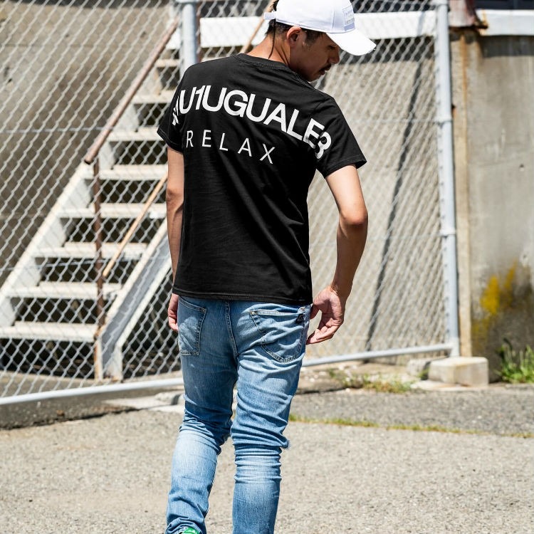 ウノピゥウノウグァーレトレリラックス 1PIU1UGUALE3 RELAX バックロゴプリントTシャツ 半袖tee トップス | 1PIU1UGUALE3 RELAX | 04