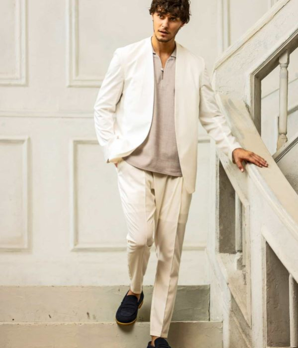 1PIU1UGUALE3 RELAX ウノピゥウノウグァーレトレ リラックス サルエルスラックス メンズ スーツパンツ スリム きれいめ 男性 | 1PIU1UGUALE3 RELAX | 12