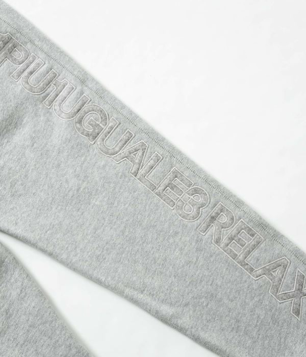 1PIU1UGUALE3 RELAX ウノピゥウノウグァーレトレ リラックス サイドロゴスウェットパンツ メンズ ジャージ カジュアル スポーツ ルームウェア スリム | 1PIU1UGUALE3 RELAX | 11