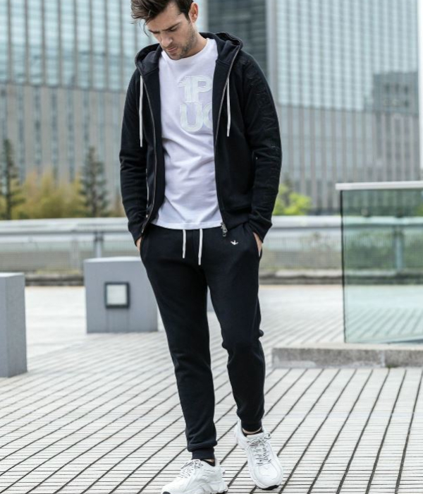 1PIU1UGUALE3 RELAX ウノピゥウノウグァーレトレ リラックス サイドロゴスウェットパンツ メンズ ジャージ カジュアル スポーツ ルームウェア スリム | 1PIU1UGUALE3 RELAX | 16