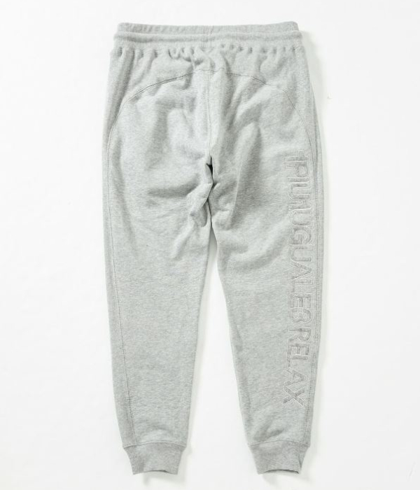 1PIU1UGUALE3 RELAX ウノピゥウノウグァーレトレ リラックス サイドロゴスウェットパンツ メンズ ジャージ カジュアル スポーツ ルームウェア スリム | 1PIU1UGUALE3 RELAX | 08