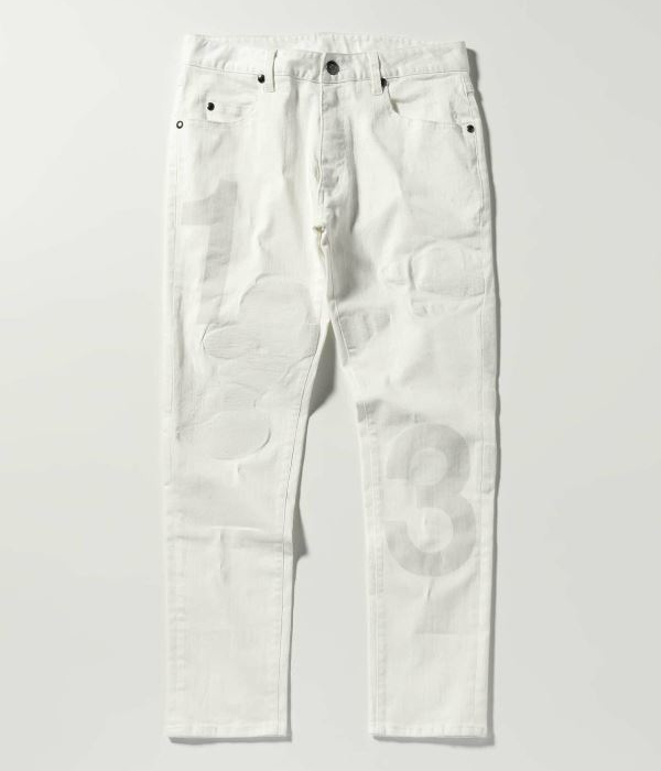 1PIU1UGUALE3 RELAX ウノピゥウノウグァーレトレ リラックス ロゴ×カモ刺繍デニム メンズ 男性 ジーンズ 迷彩 カモフラ スリム ストレッチ 細身 | 1PIU1UGUALE3 RELAX | 10