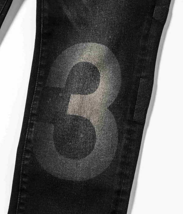 1PIU1UGUALE3 RELAX ウノピゥウノウグァーレトレ リラックス ロゴ×カモ刺繍デニム メンズ 男性 ジーンズ 迷彩 カモフラ スリム ストレッチ 細身 | 1PIU1UGUALE3 RELAX | 17