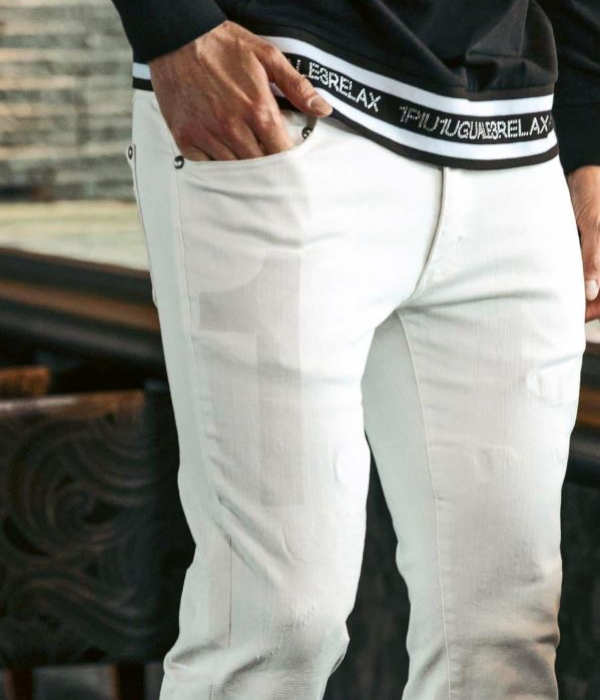 1PIU1UGUALE3 RELAX ウノピゥウノウグァーレトレ リラックス ロゴ×カモ刺繍デニム メンズ 男性 ジーンズ 迷彩 カモフラ スリム ストレッチ 細身 | 1PIU1UGUALE3 RELAX | 09