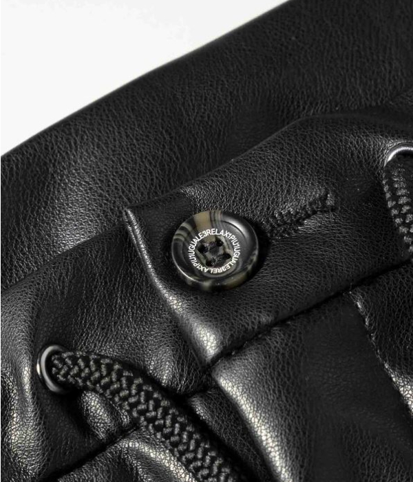 1PIU1UGUALE3 RELAX ウノピゥウノウグァーレトレ リラックス フェイクレザーカーゴパンツ メンズ スリム レザーパンツ カジュアル ミリタリー ストリート | 1PIU1UGUALE3 RELAX | 08