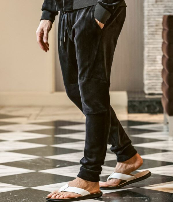 1PIU1UGUALE3 RELAX ウノピゥウノウグァーレトレ リラックス ヘビーベロアサルエルパンツ メンズ カジュアル ジョガーパンツ ルームウェア 部屋着 | 1PIU1UGUALE3 RELAX | 02
