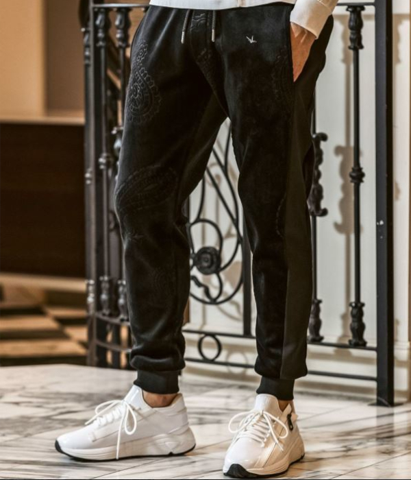 1PIU1UGUALE3 RELAX ウノピゥウノウグァーレトレ リラックス ペイズリーベロアパンツ メンズ カジュアル ジョガーパンツ ルームウェア 部屋着 | 1PIU1UGUALE3 RELAX | 03