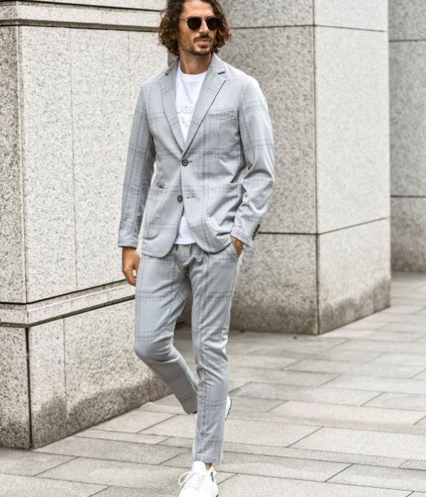 1PIU1UGUALE3 RELAX ウノピゥウノウグァーレトレ リラックス ウィンドウペンジャガードスラックス メンズ スーツパンツ スリム きれいめ 男性 | 1PIU1UGUALE3 RELAX | 11