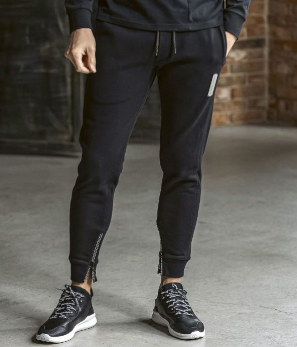 1PIU1UGUALE3 RELAX ウノピゥウノウグァーレトレ リラックス シルバーロゴプレートスウェットパンツ ジョガーパンツ メンズ ジャージ カジュアル スポーツ | 1PIU1UGUALE3 RELAX | 12