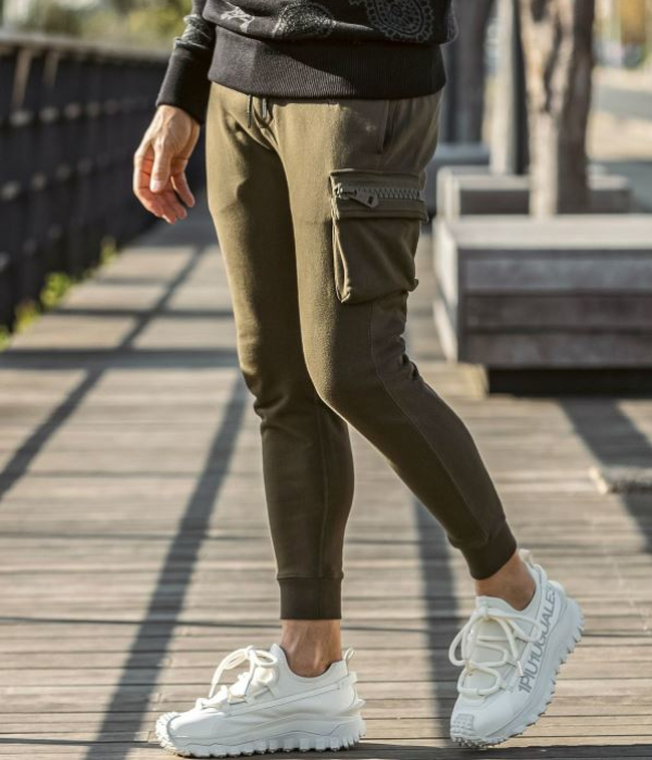 1PIU1UGUALE3 RELAX ウノピゥウノウグァーレトレ リラックス ビッグファスナーカーゴポケットスウェットパンツ ジョガーパンツ メンズ ジャージ カジュアル | 1PIU1UGUALE3 RELAX | 12