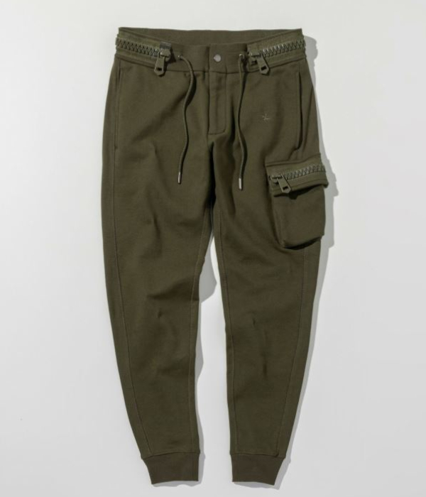 1PIU1UGUALE3 RELAX ウノピゥウノウグァーレトレ リラックス ビッグファスナーカーゴポケットスウェットパンツ ジョガーパンツ メンズ ジャージ カジュアル | 1PIU1UGUALE3 RELAX | 01