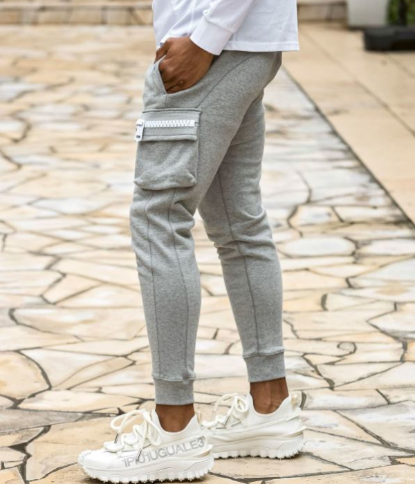 1PIU1UGUALE3 RELAX ウノピゥウノウグァーレトレ リラックス ビッグファスナーカーゴポケットスウェットパンツ ジョガーパンツ メンズ ジャージ カジュアル | 1PIU1UGUALE3 RELAX | 04