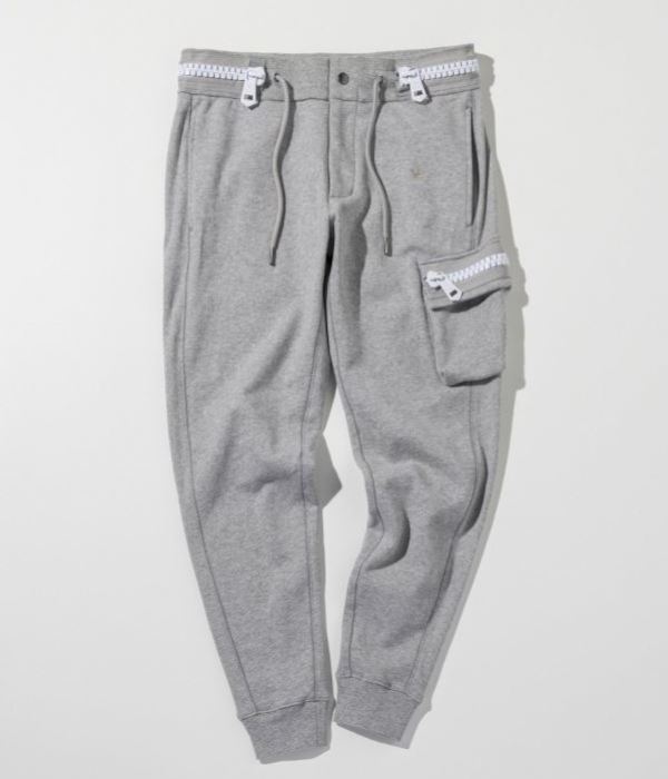 1PIU1UGUALE3 RELAX ウノピゥウノウグァーレトレ リラックス ビッグファスナーカーゴポケットスウェットパンツ ジョガーパンツ メンズ ジャージ カジュアル | 1PIU1UGUALE3 RELAX | 02