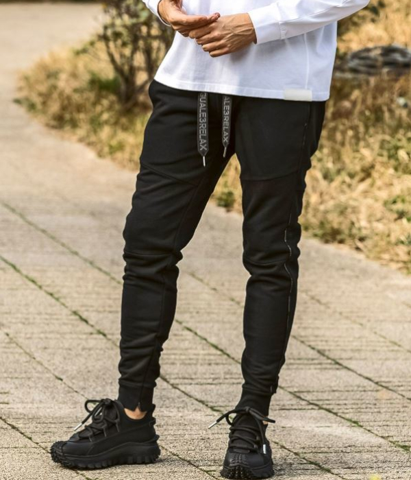 1PIU1UGUALE3 RELAX ウノピゥウノウグァーレトレ リラックス パイピングロゴワイドスピンドルジョガーパンツ スウェット メンズ ジャージ カジュアル スポーツ | 1PIU1UGUALE3 RELAX | 03