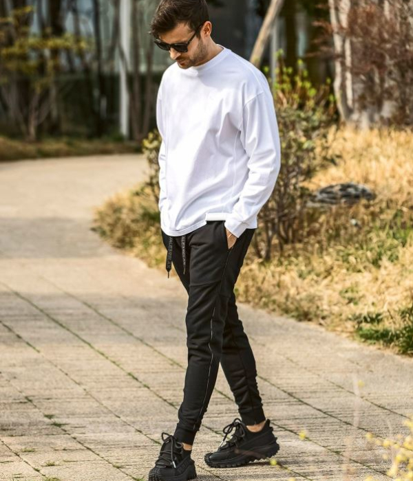 1PIU1UGUALE3 RELAX ウノピゥウノウグァーレトレ リラックス パイピングロゴワイドスピンドルジョガーパンツ スウェット メンズ ジャージ カジュアル スポーツ | 1PIU1UGUALE3 RELAX | 07