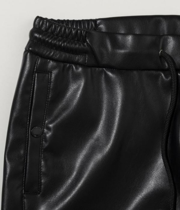 1PIU1UGUALE3 RELAX ウノピゥウノウグァーレトレ リラックス シンセティックレザージョガーパンツ メンズ カジュアル ストリート モード 合皮 フェイクレザー | 1PIU1UGUALE3 RELAX | 07