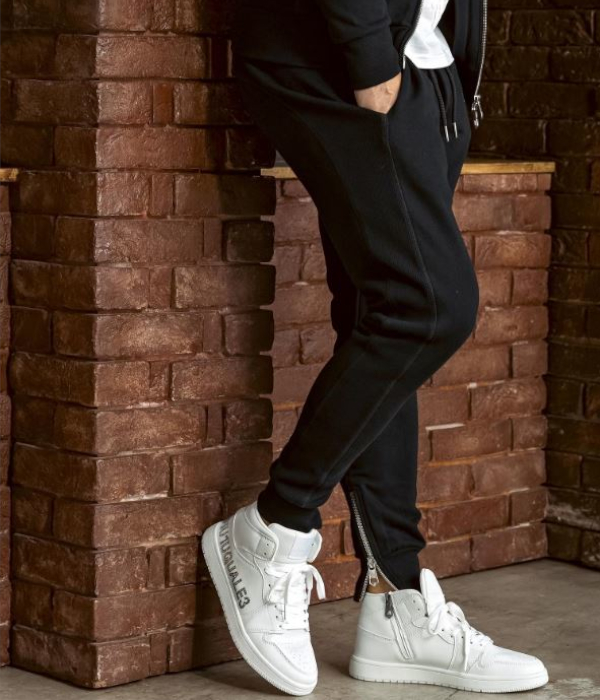 1PIU1UGUALE3 RELAX ウノピゥウノウグァーレトレ リラックス メタルジップジョガーパンツ メンズ ジャージ スウェット スリム カジュアル スポーツ | 1PIU1UGUALE3 RELAX | 04