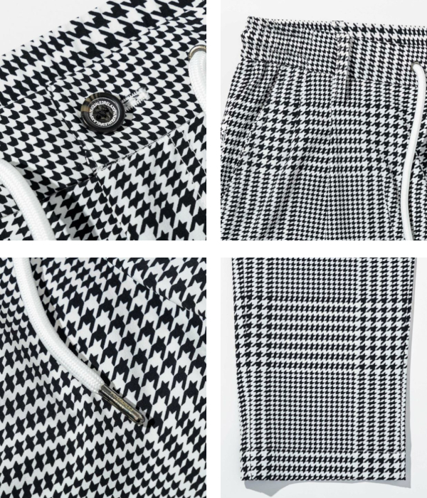 1PIU1UGUALE3 RELAX ウノピゥウノウグァーレトレ リラックス 接触冷感グレンチェックナイロンスラックス メンズ スーツパンツ スリム きれいめ カジュアル 男性 | 1PIU1UGUALE3 RELAX | 08