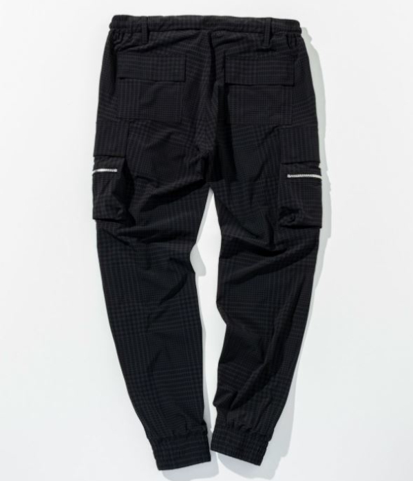 1PIU1UGUALE3 RELAX ウノピゥウノウグァーレトレ リラックス 接触冷感グレンチェックナイロンカーゴパンツ メンズ カジュアル ミリタリー ストリート | 1PIU1UGUALE3 RELAX | 12