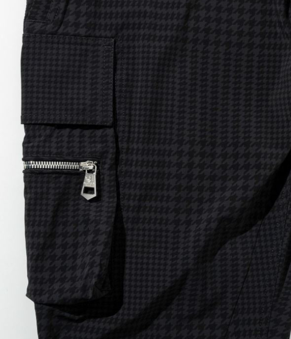 1PIU1UGUALE3 RELAX ウノピゥウノウグァーレトレ リラックス 接触冷感グレンチェックナイロンカーゴパンツ メンズ カジュアル ミリタリー ストリート | 1PIU1UGUALE3 RELAX | 14