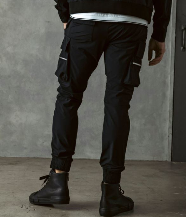 1PIU1UGUALE3 RELAX ウノピゥウノウグァーレトレ リラックス 接触冷感グレンチェックナイロンカーゴパンツ メンズ カジュアル ミリタリー ストリート | 1PIU1UGUALE3 RELAX | 05