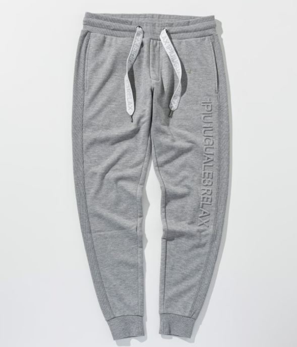 1PIU1UGUALE3 RELAX ウノピゥウノウグァーレトレ リラックス エンボスロゴジョガーパンツ メンズ ジャージ スウェット スリム カジュアル スポーツ | 1PIU1UGUALE3 RELAX | 02