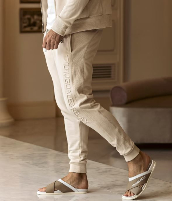 1PIU1UGUALE3 RELAX ウノピゥウノウグァーレトレ リラックス エンボスロゴジョガーパンツ メンズ ジャージ スウェット スリム カジュアル スポーツ | 1PIU1UGUALE3 RELAX | 13