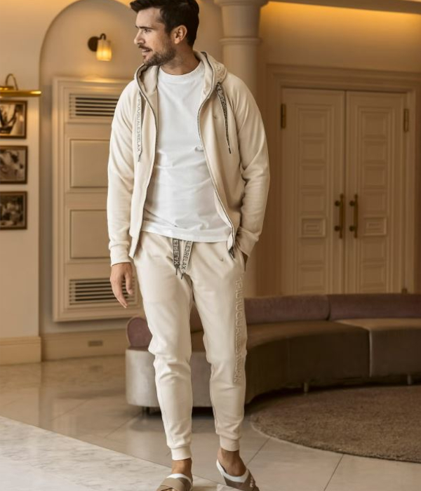 1PIU1UGUALE3 RELAX ウノピゥウノウグァーレトレ リラックス エンボスロゴジョガーパンツ メンズ ジャージ スウェット スリム カジュアル スポーツ | 1PIU1UGUALE3 RELAX | 14