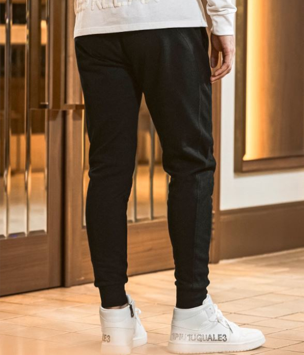 1PIU1UGUALE3 RELAX ウノピゥウノウグァーレトレ リラックス エンボスロゴジョガーパンツ メンズ ジャージ スウェット スリム カジュアル スポーツ | 1PIU1UGUALE3 RELAX | 05
