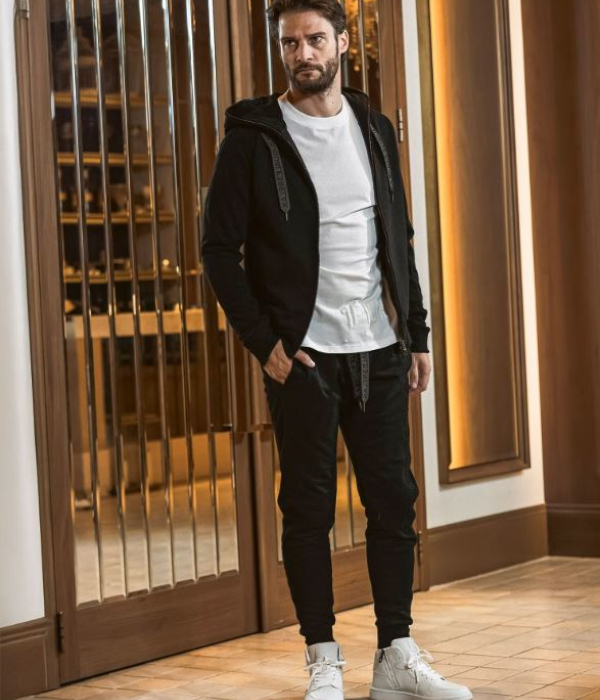 1PIU1UGUALE3 RELAX ウノピゥウノウグァーレトレ リラックス エンボスロゴジョガーパンツ メンズ ジャージ スウェット スリム カジュアル スポーツ | 1PIU1UGUALE3 RELAX | 06