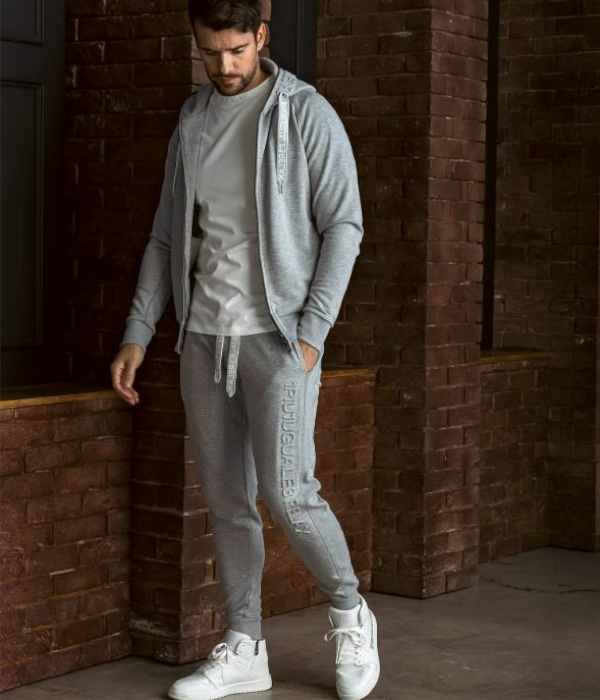 1PIU1UGUALE3 RELAX ウノピゥウノウグァーレトレ リラックス エンボスロゴジョガーパンツ メンズ ジャージ スウェット スリム カジュアル スポーツ | 1PIU1UGUALE3 RELAX | 10