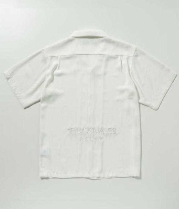 国内発送【1PIU1UGUALE3 RELAX】ロゴアロハTシャツ 夏 リゾート 1PIU1UGUALE3 RELAX ウノピゥウノウグァーレトレ リラックス