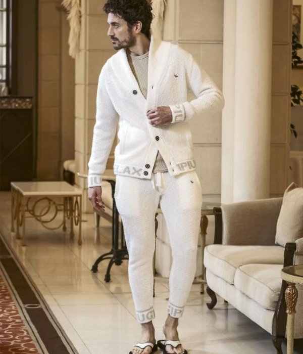 1PIU1UGUALE3 RELAX ウノピゥウノウグァーレトレ リラックス ショールカラーカーディガン メンズ もこもこ ニット 男性 ルームウェア 秋冬 | 1PIU1UGUALE3 RELAX | 16