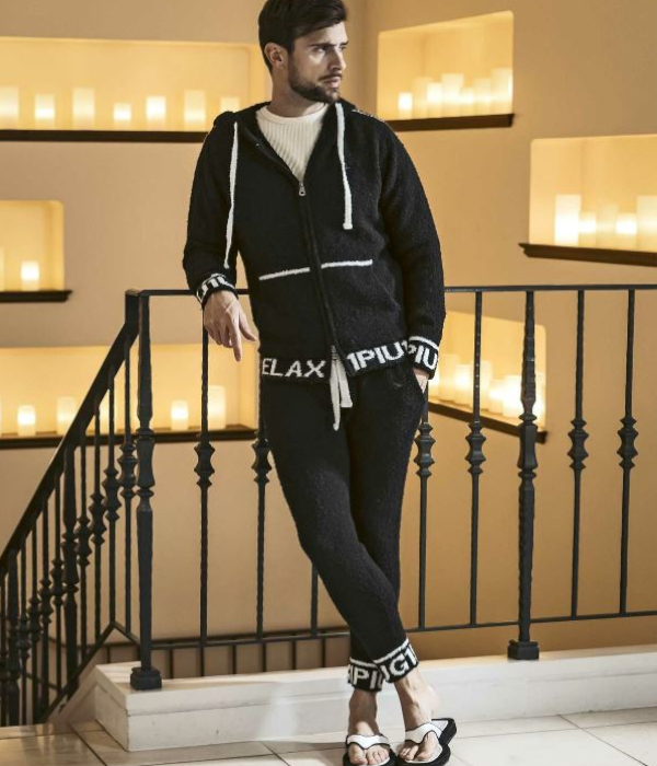 1PIU1UGUALE3 RELAX ウノピゥウノウグァーレトレ リラックス ニットパンツ メンズ もこもこ 男性 秋冬 ルームウェア 部屋着 プレゼント 1PIU1UGUALE3 RELAX ウノピゥウノウグァーレトレ リラックス ニット