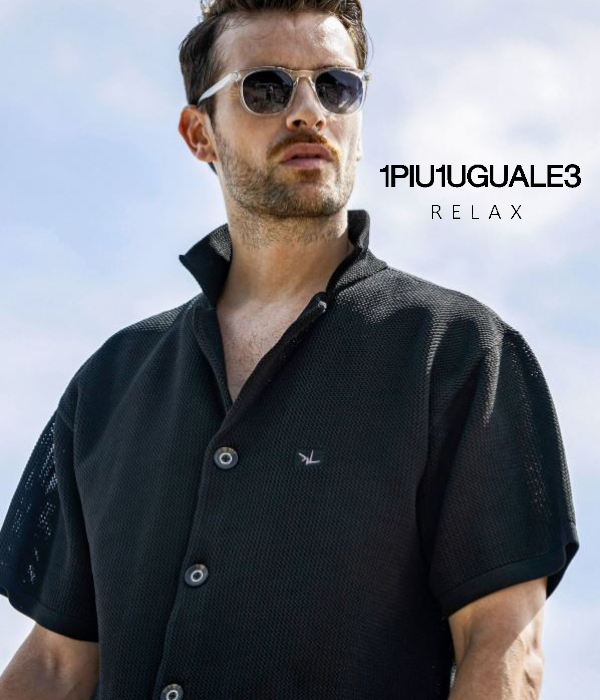 1PIU1UGUALE3 RELAX ウノピゥウノウグァーレトレ リラックス ニットオープンカラーシャツ アロハ メンズ 半袖 カジュアル リゾート 夏 1PIU1UGUALE3 RELAX ウノピゥウノウグァーレトレ リラックス ニット