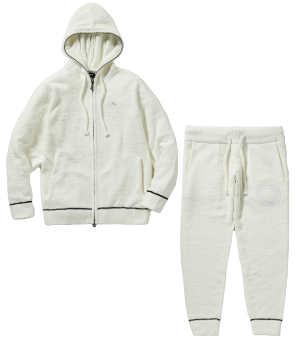 1PIU1UGUALE3 RELAX ウノピゥウノウグァーレトレ リラックス セットアップ もこもこ メンズ サークルロゴ ニット ルームウェア 上下セット 部屋着 | 1PIU1UGUALE3 RELAX | 01