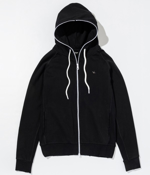 1PIU1UGUALE3 RELAX ウノピゥウノウグァーレトレ ダメージ加工ジップ