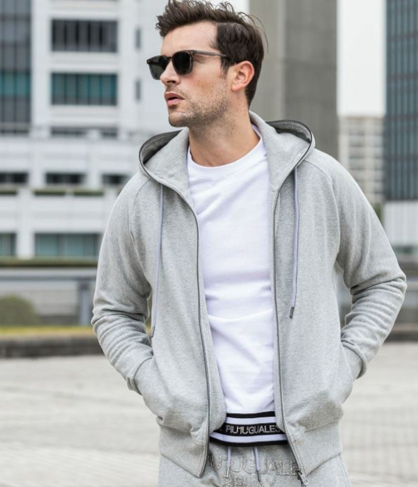 1PIU1UGUALE3 RELAX ウノピゥウノウグァーレトレ リラックス スパークリングロゴパーカー メンズ ジャージ スウェット カジュアル スポーツ ルームウェア 1PIU1UGUALE3 RELAX ウノピゥウノウグァーレトレ リラックス