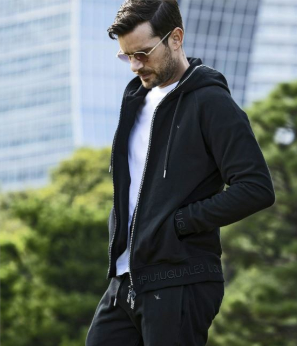 1PIU1UGUALE3 RELAX ウノピゥウノウグァーレトレ リラックス リブ刺繍